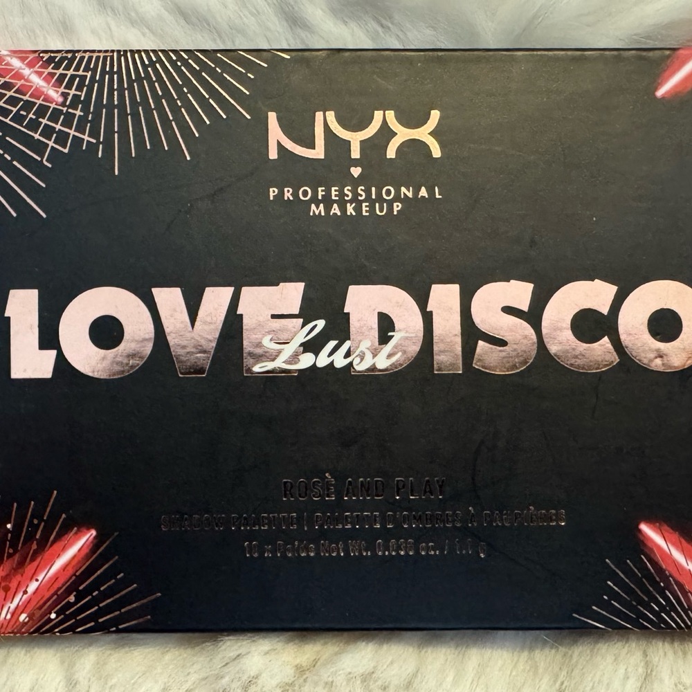 NYX Love Lust Disco Palette - Rosé and Play